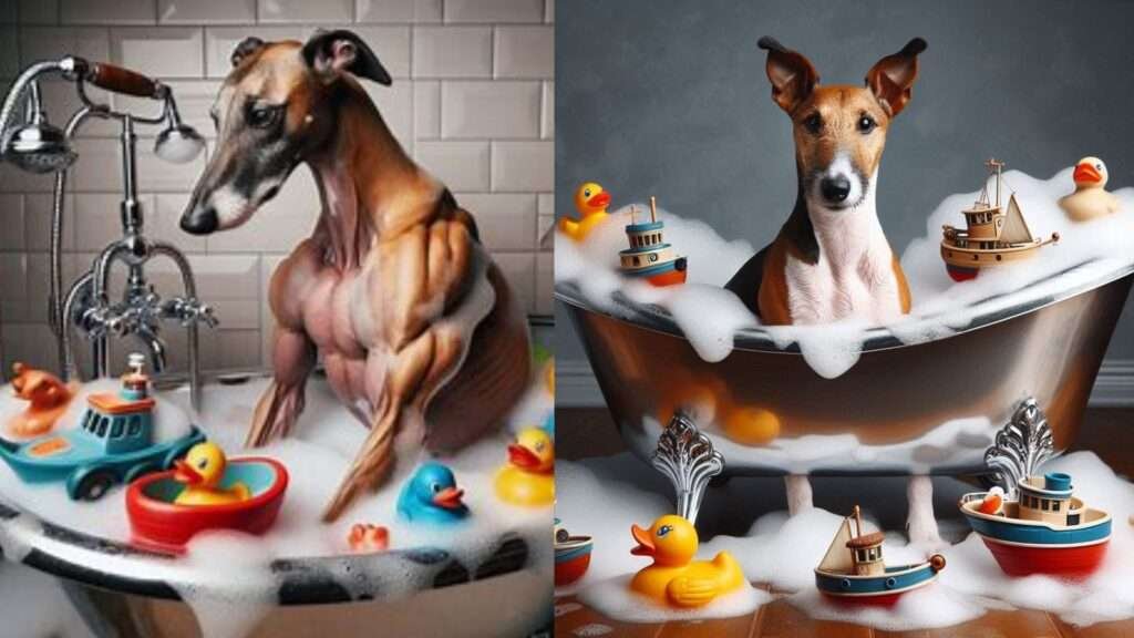 It Is Time For Fido To Get A Fun Bath
