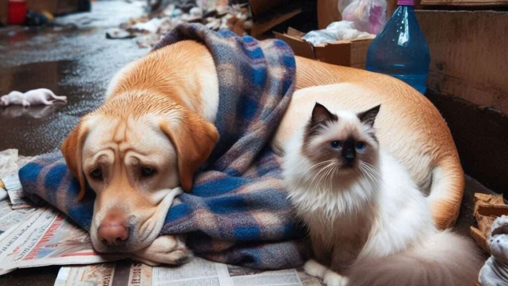 cats and dogs should not end up homeless